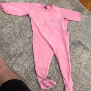 Petit bateau velour pajamas